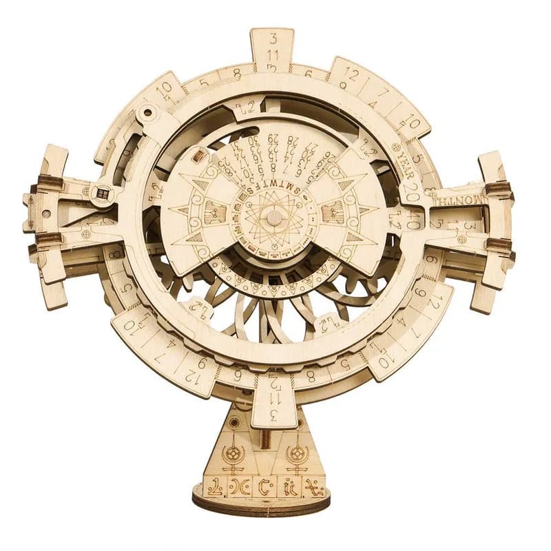 Mechanical wooden model kit
