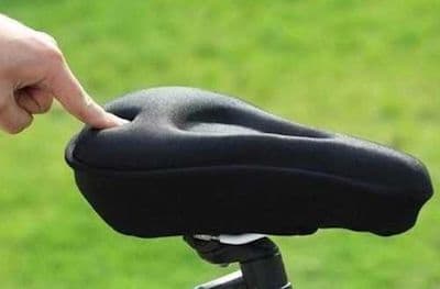 Gel bike seat cover