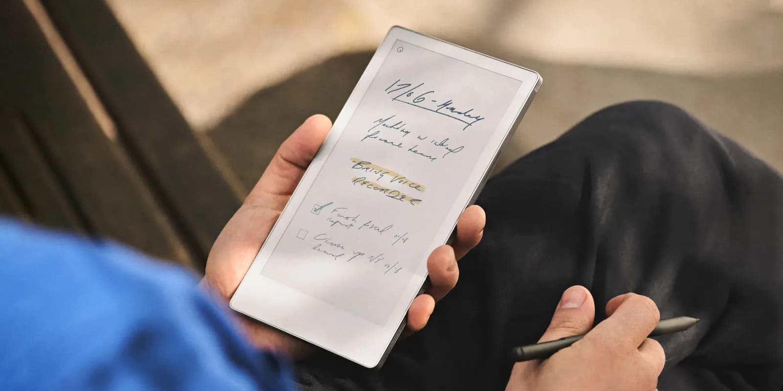 Electronic notebook