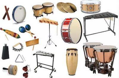 Percussion Instruments or Percussion Instrument Sets