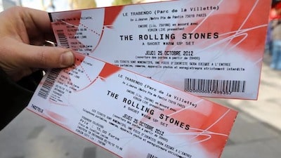Ticket to a Concert or Performance