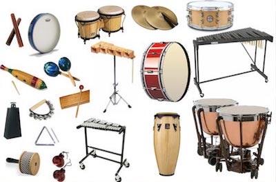 Percussion Instruments or Percussion Instrument Sets