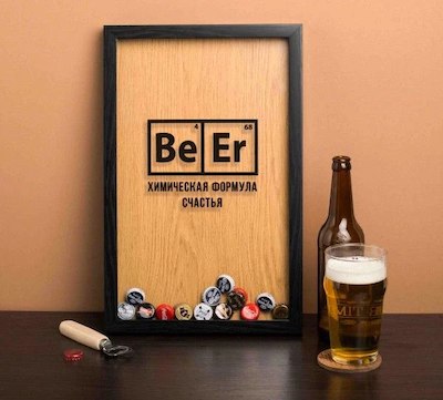 A Piggy Bank of Beer Caps or Wine Corks